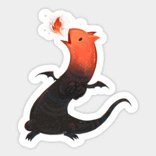 Ember Dragon Sticker